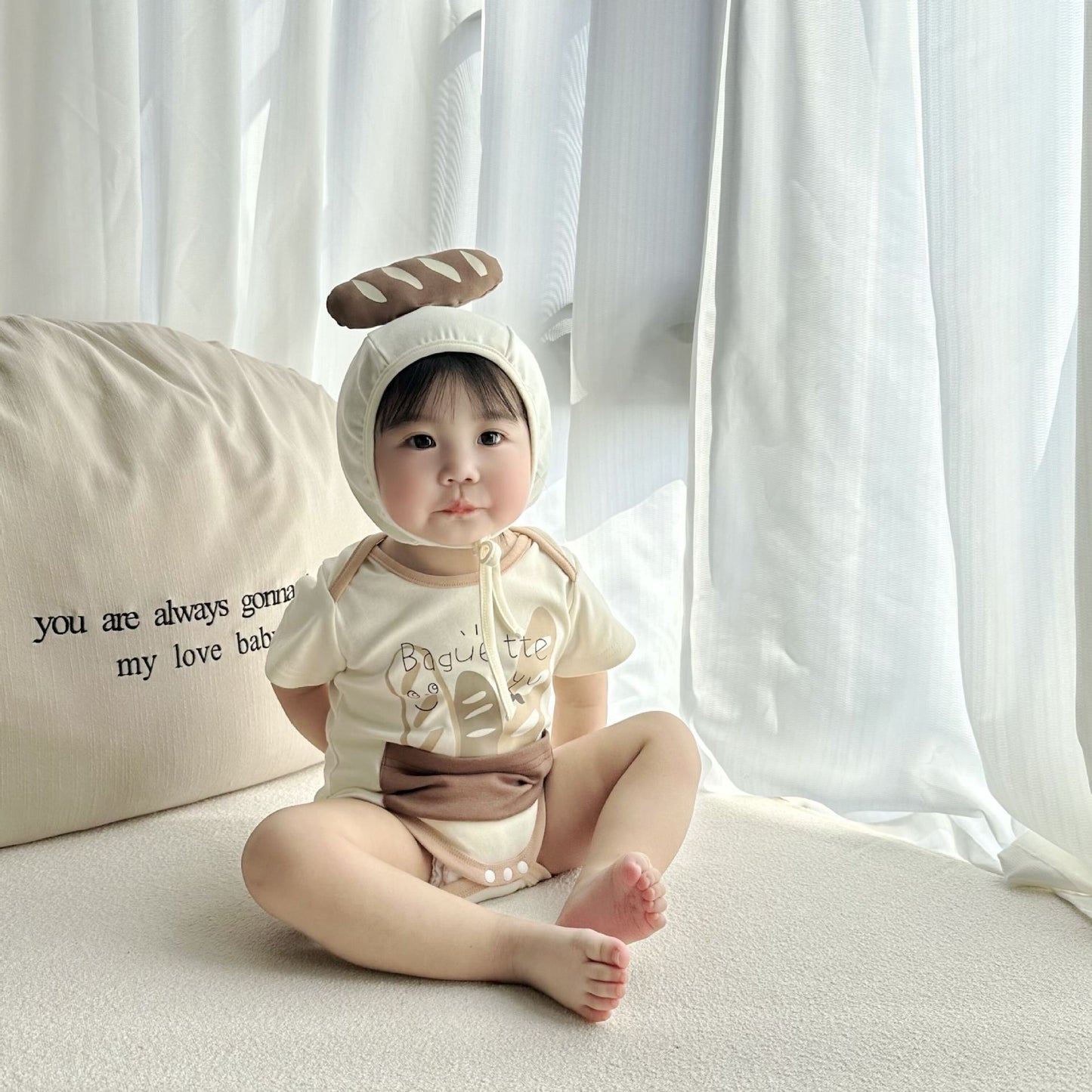 Preorder Halloween Baby Baguette Romper & Hat