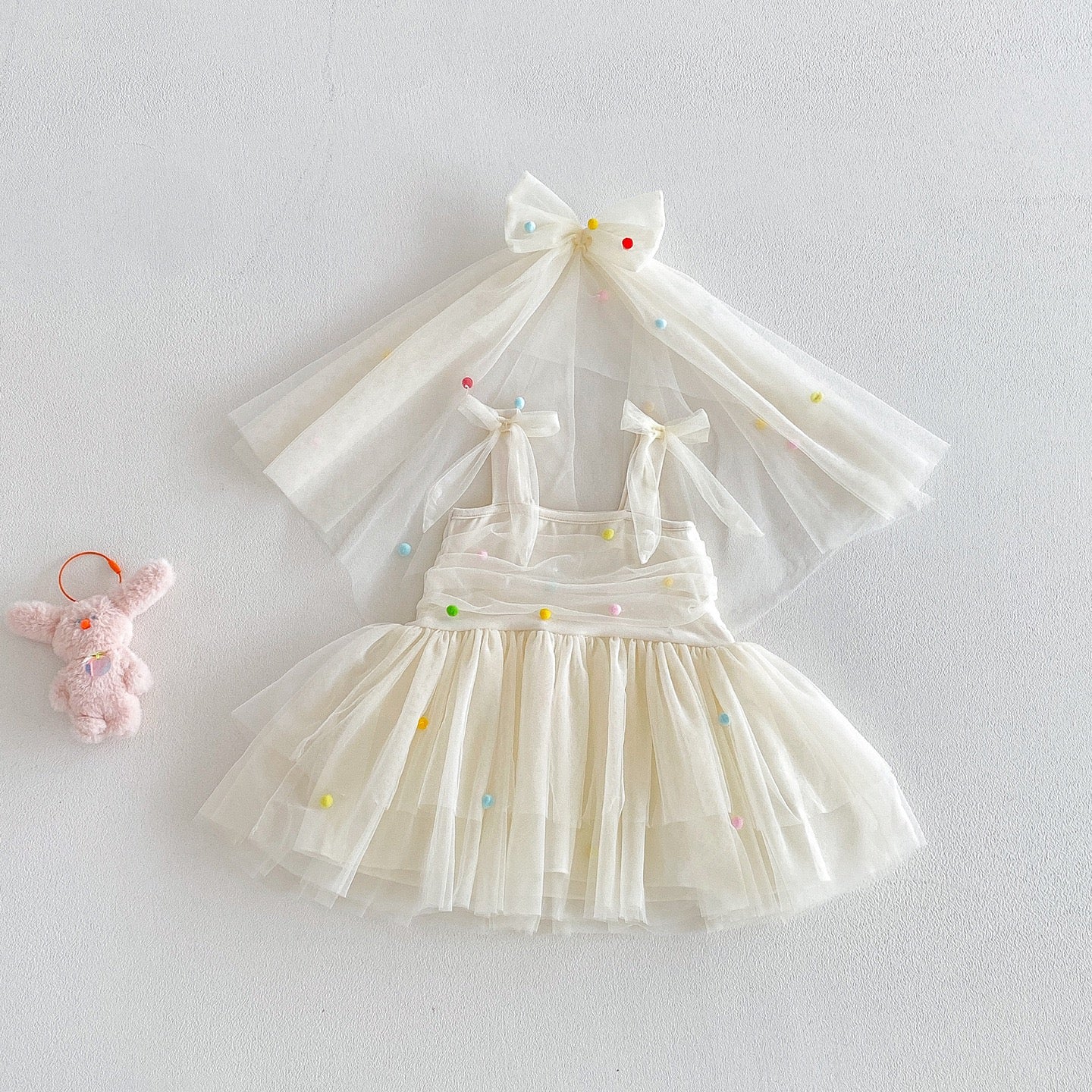 Preorder Infant Girls Sashe Dress & Ribbon