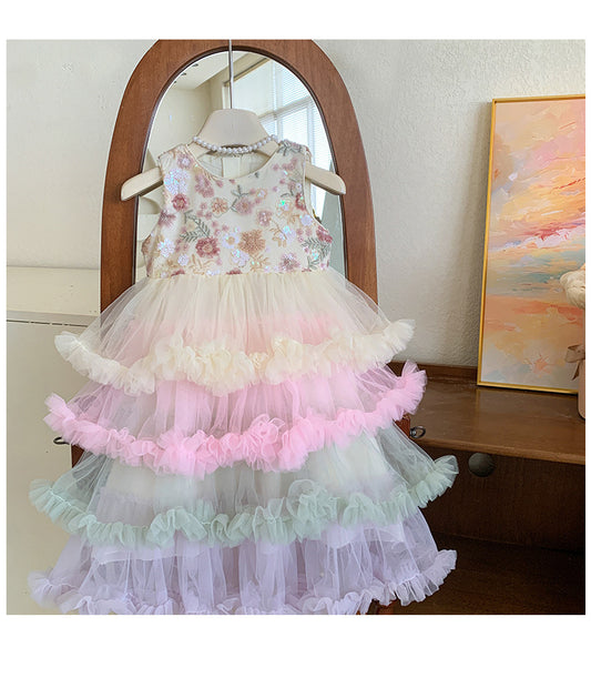 Whimsy Rainbow Ball Dress Celebration