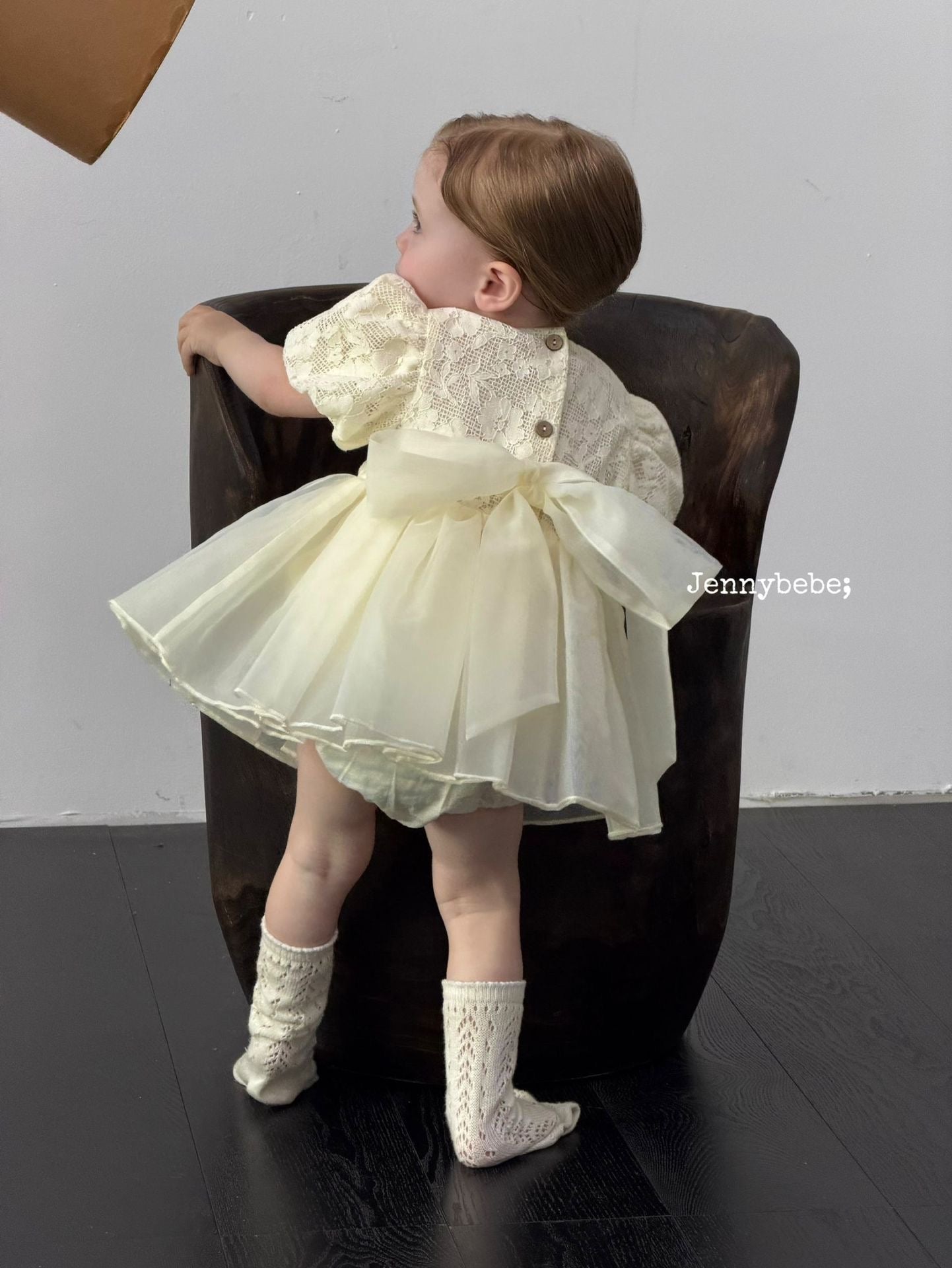 Christening for Preorder Tatiana Lace Romper