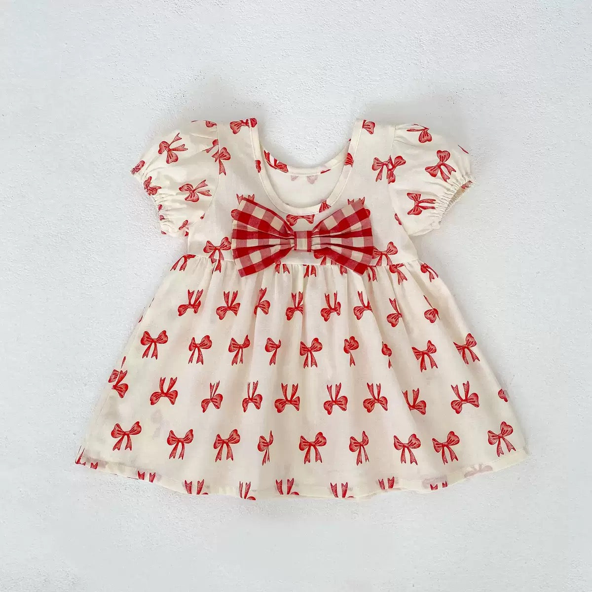 On Hand Ribbonette Dress in 6-12 months