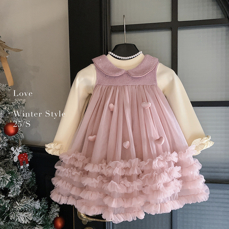 CHRISTMAS OOTD FOR PREORDER Lora Christmas Gown and Inner Long Tee