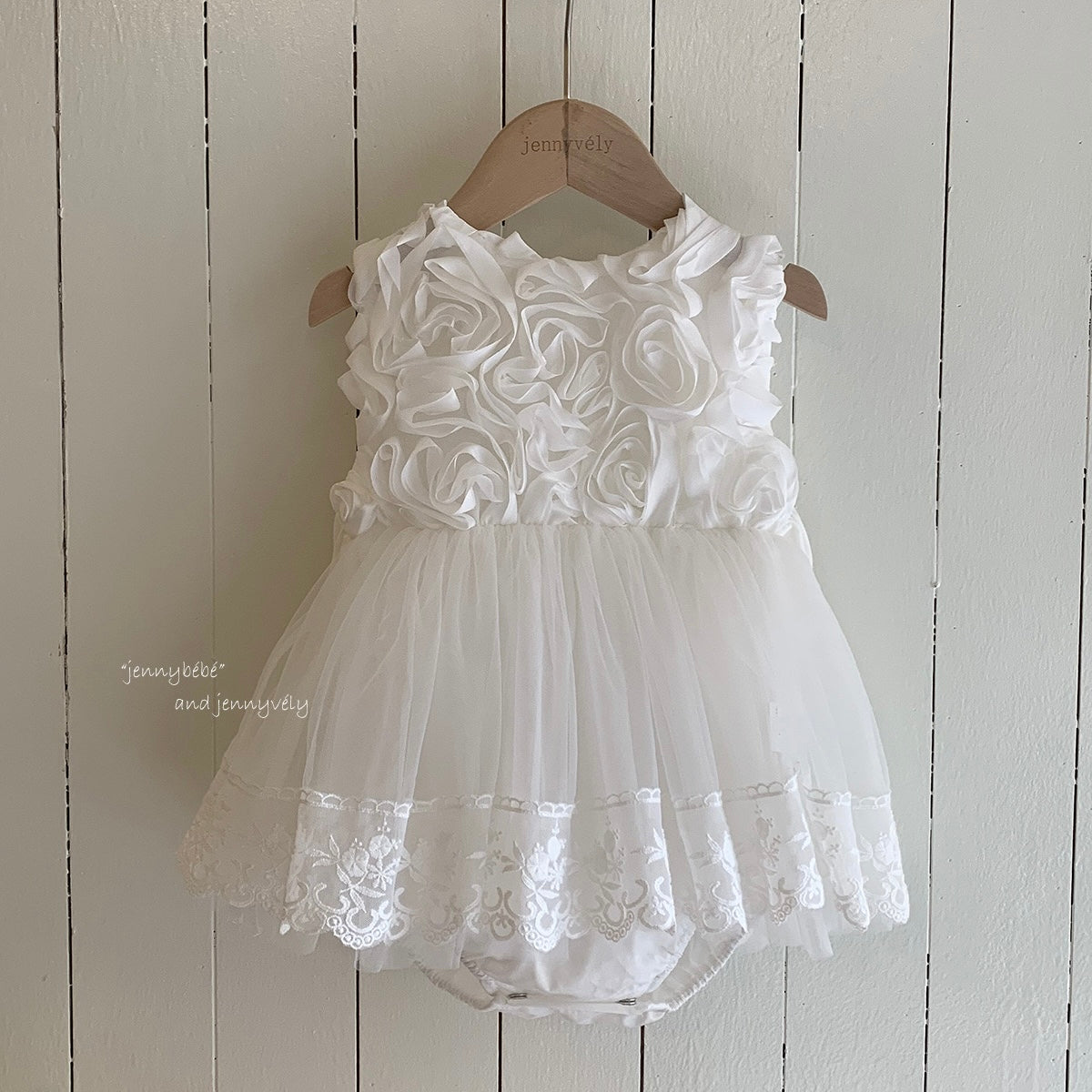 CHRISTENING FOR PREORDER Frances Romper or Dress