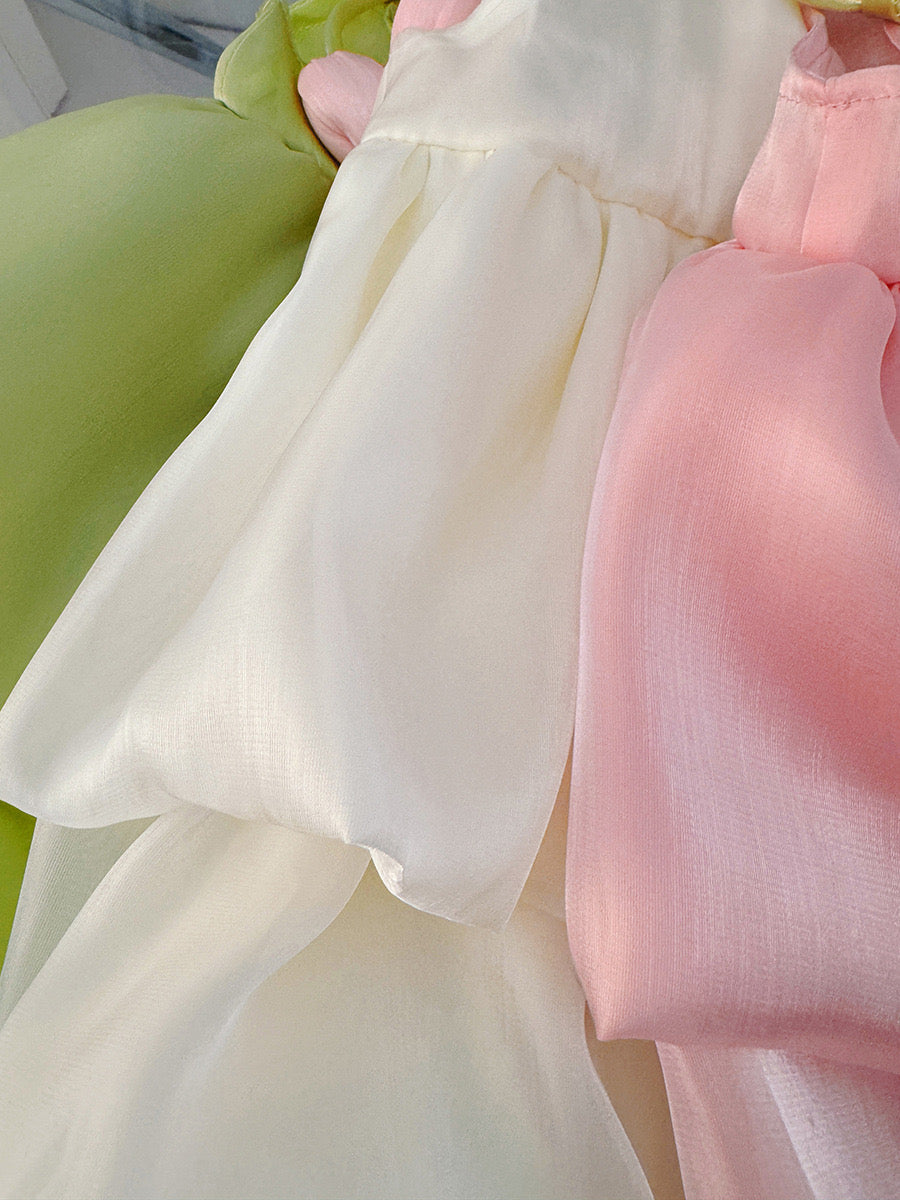 BLYTHE Organza Tulip Dress