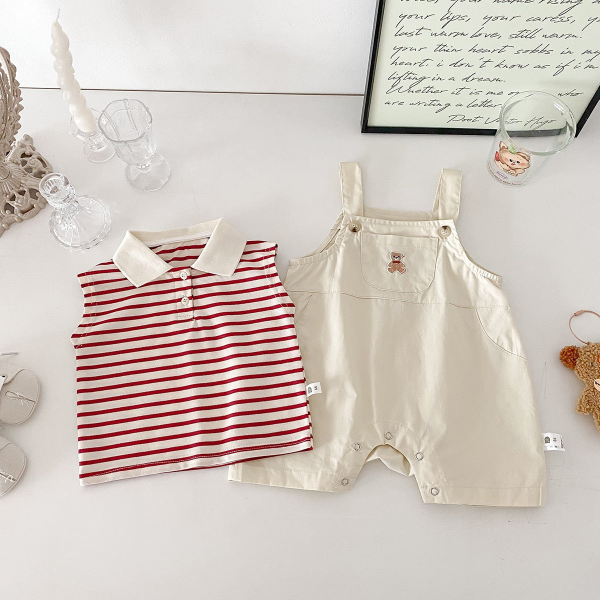 Preorder Infant Boys Kevin Inner and Overalls