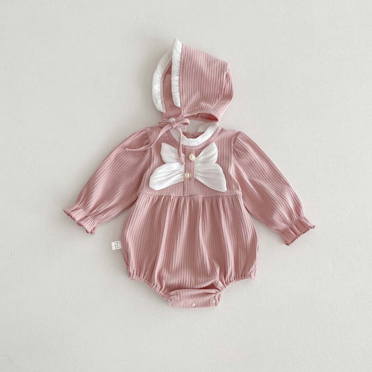 ON SALE Mitski Romper & Hat in Pink PREORDER