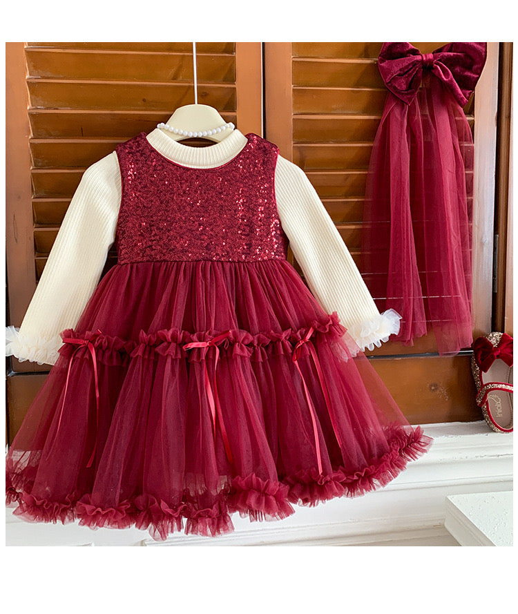 CHRISTMAS OOTD FOR PREORDER Malle Dress & Inner Long Tee