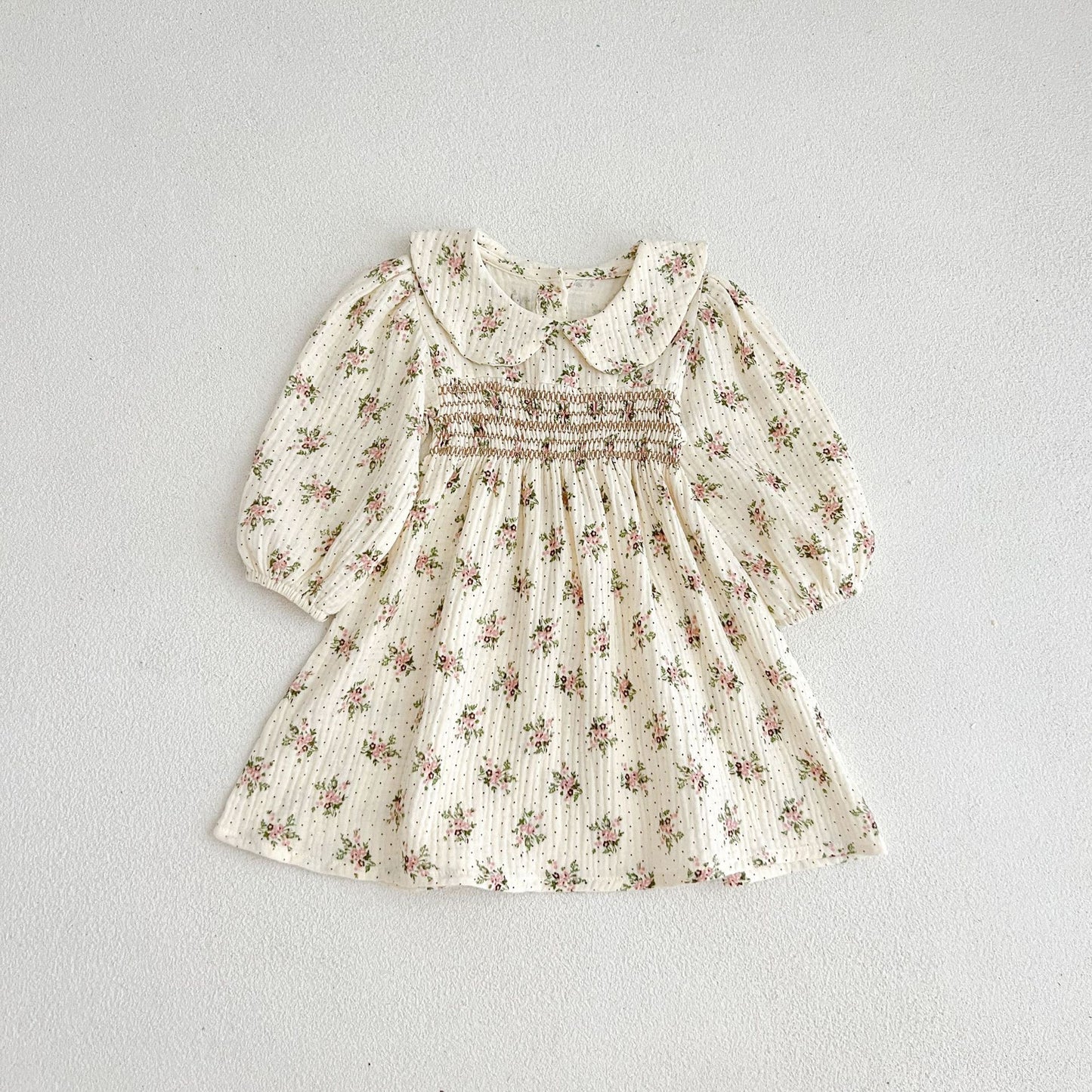 On Hand Sheila Smocked Dress