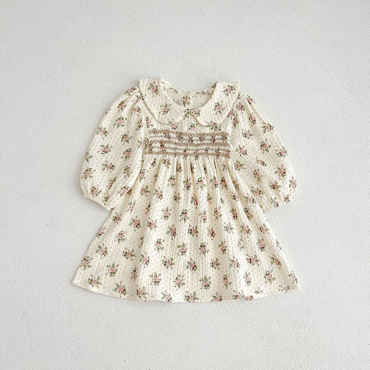 On Hand Sheila Smocked Dress