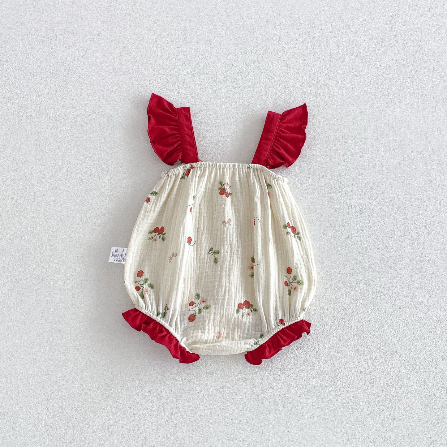 Preorder Infant Girls Averdeen Strawberry Romper