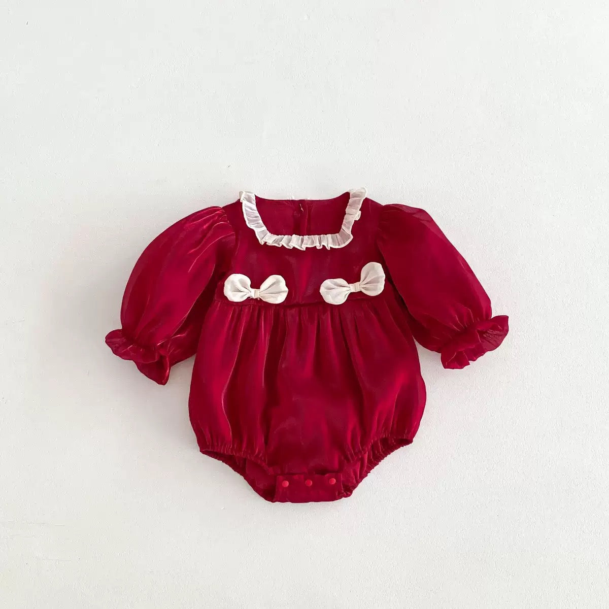 CHRISTMAS OOTD FOR PREORDER Wallis Long Sleeved Romper
