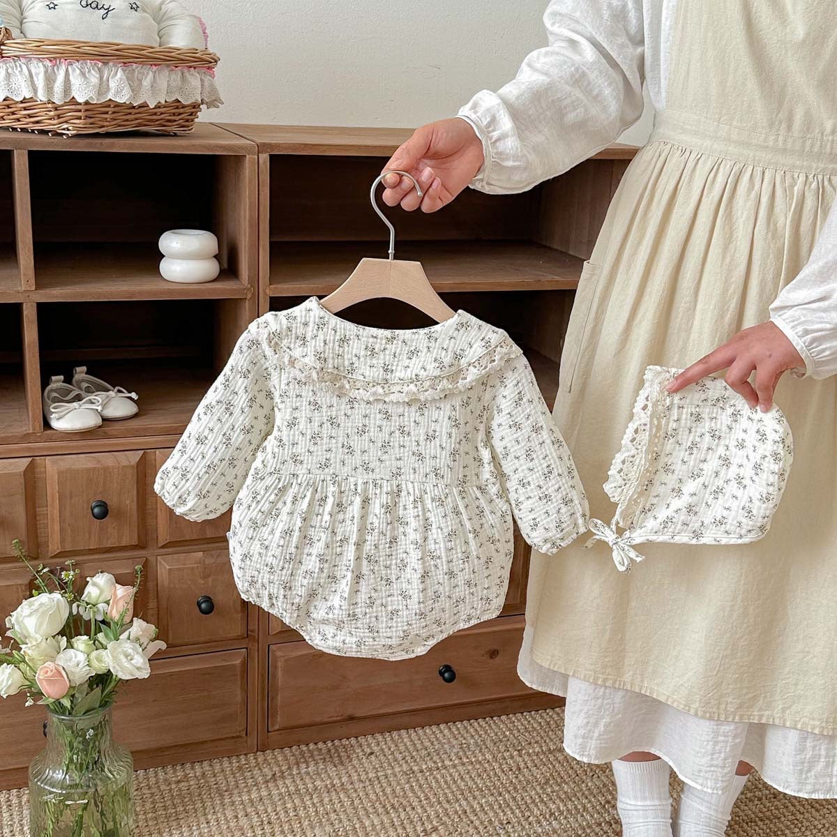 Preorder Infant Girls Ada Romper and Hat