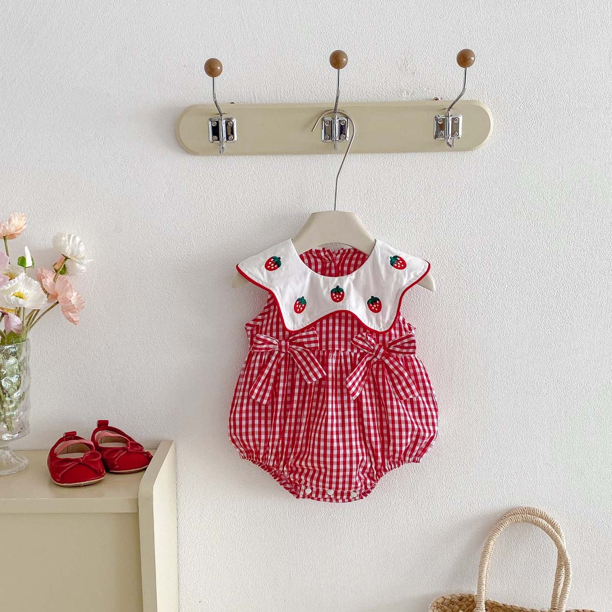 On Sale Charisse Strawberry Romper