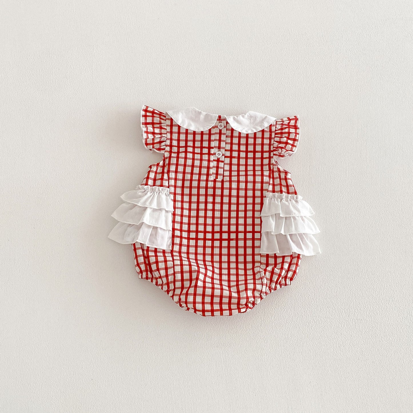 Preorder Infant Girls Lila Checkered Romper