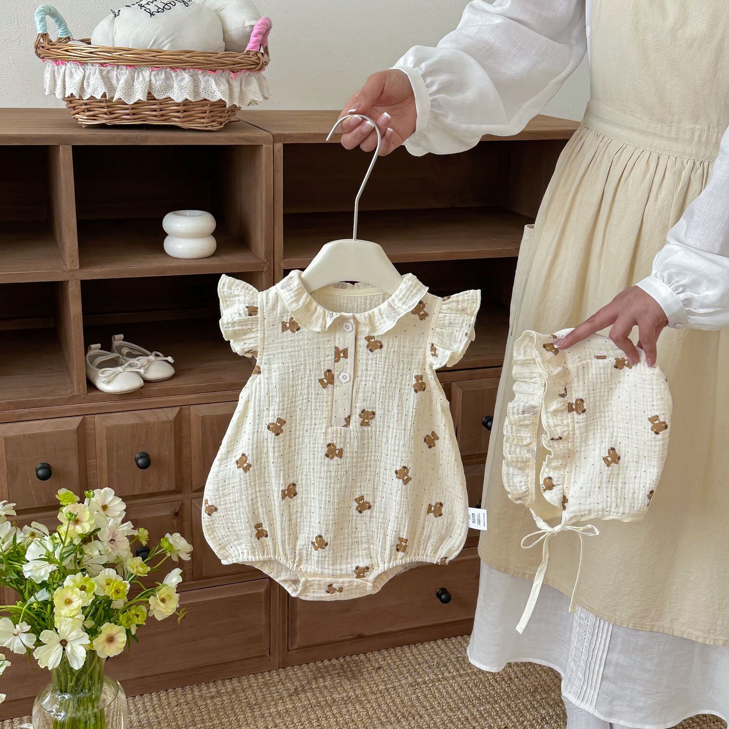 Preorder Infant Girls Kristy Chiffon Romper & Hat