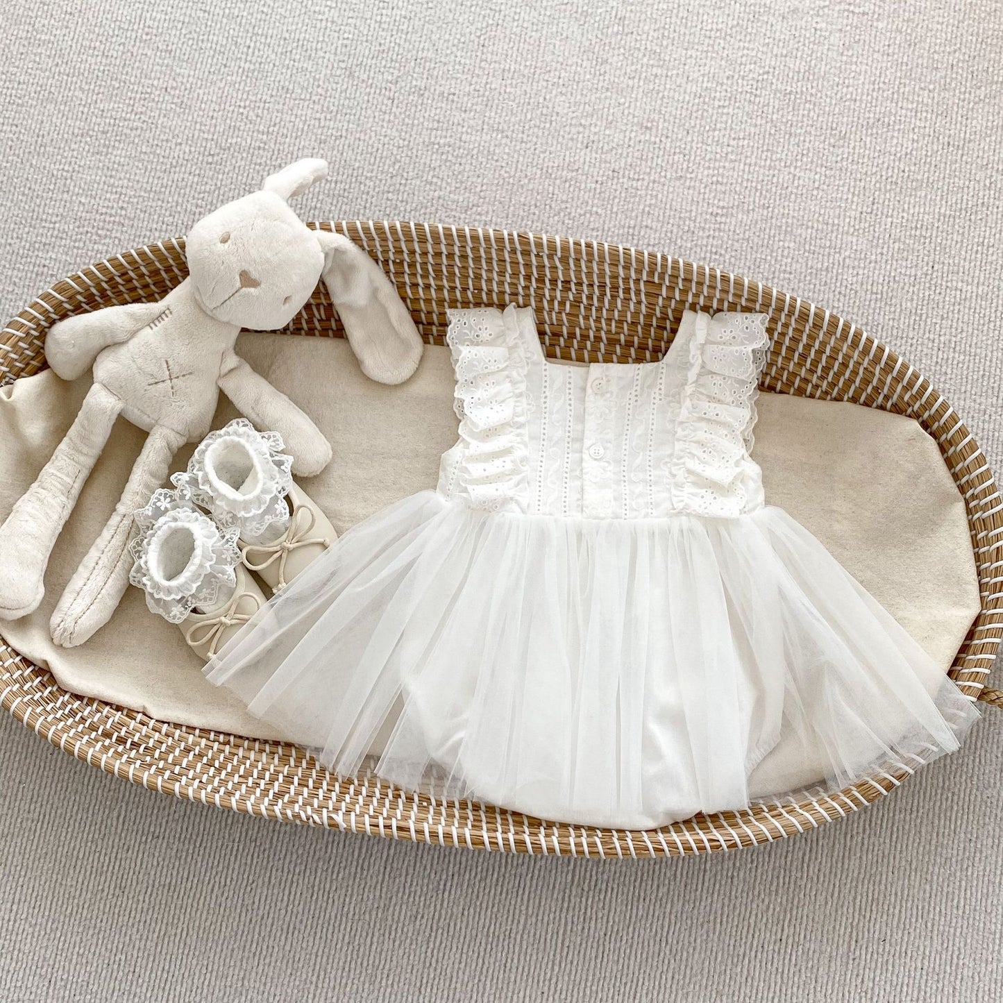 CHRISTENING Marion Romper