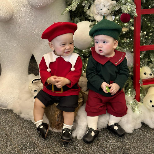 CHRISTMAS OOTD FOR PREORDER Felix Top & Shorts