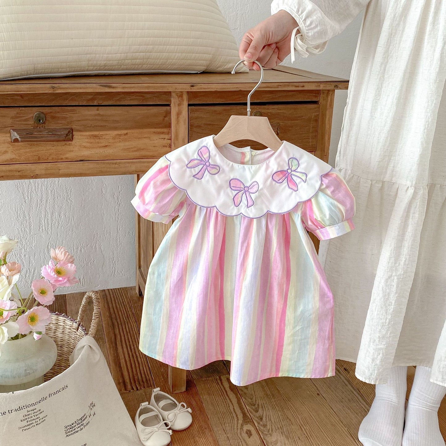 On Hand Kimmy Ribbon Dress in 12-18 months