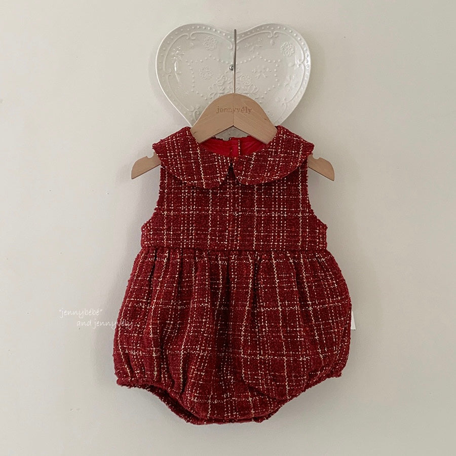 CHRISTMAS OOTD FOR PREORDER Darle Romper & Dress Tweed
