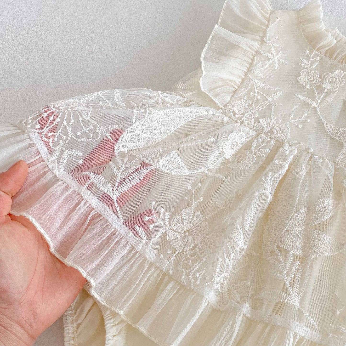 CHRISTENING for PREORDER Shiloh Romper