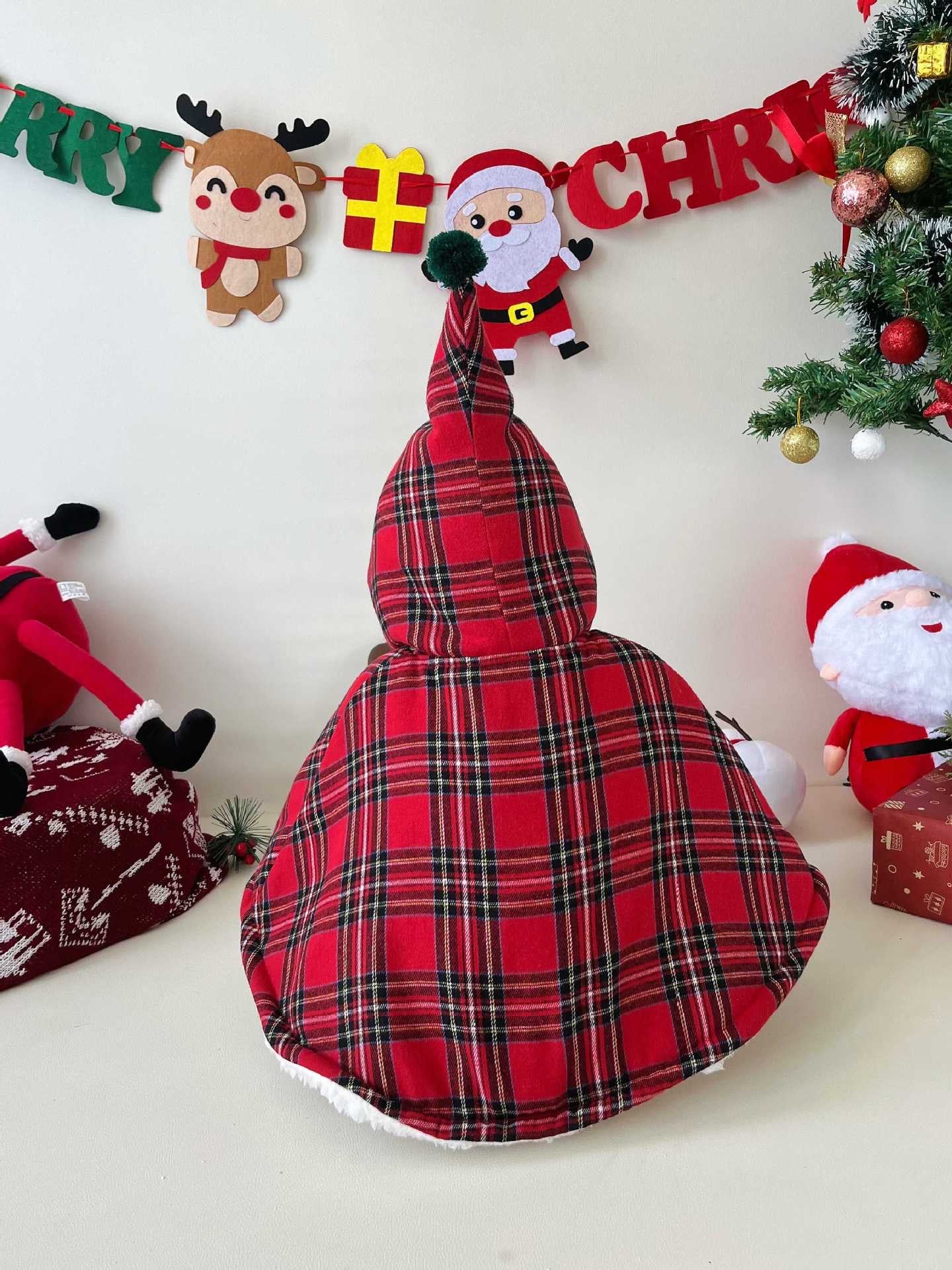 CHRISTMAS OOTD FOR PREORDER Joey Tartan Cloak