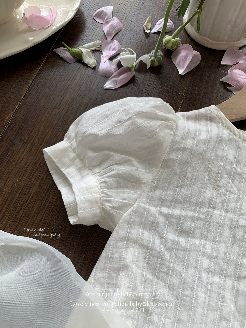 CHRISTENING FOR PREORDER Santina Romper & Detachable Gown