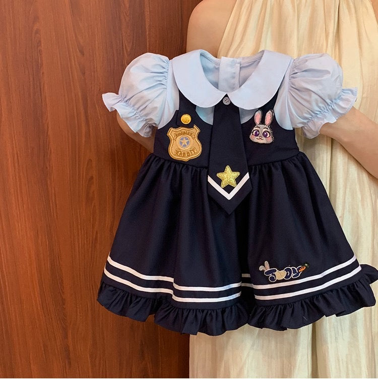 Pre Order Infant to Toddler Girls Judy from Zootopia Dress
