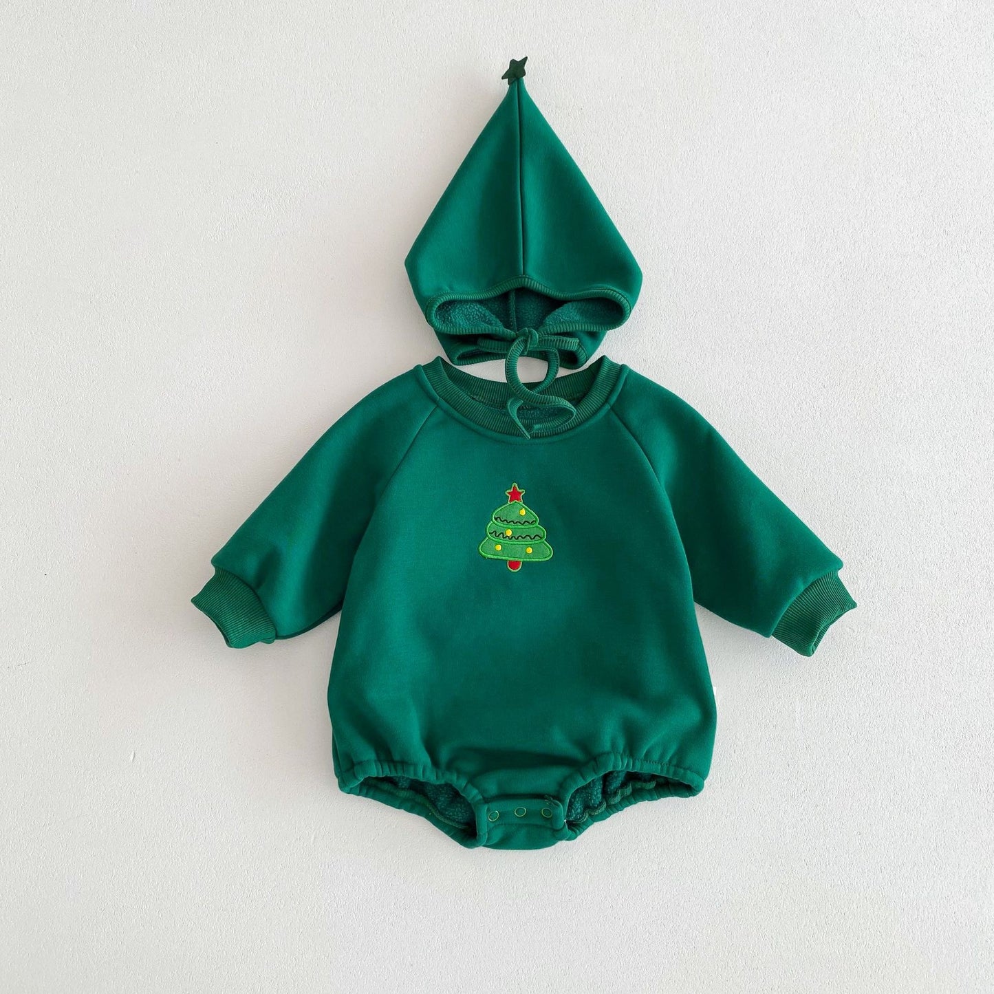 CHRISTMAS OOTD FOR PREORDER Feliz Sweater Romper & Hat