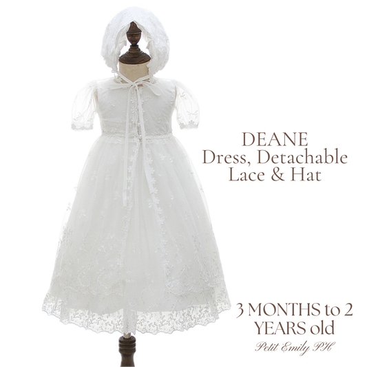 On Hand Deane Christening Dress & Hat