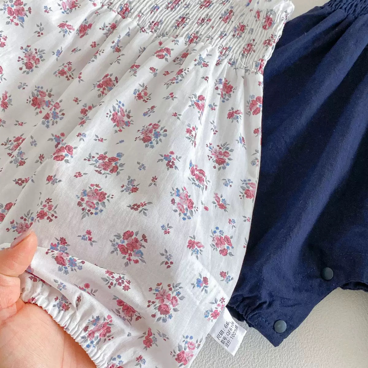 August Sale Shaira Smocking Shortalls