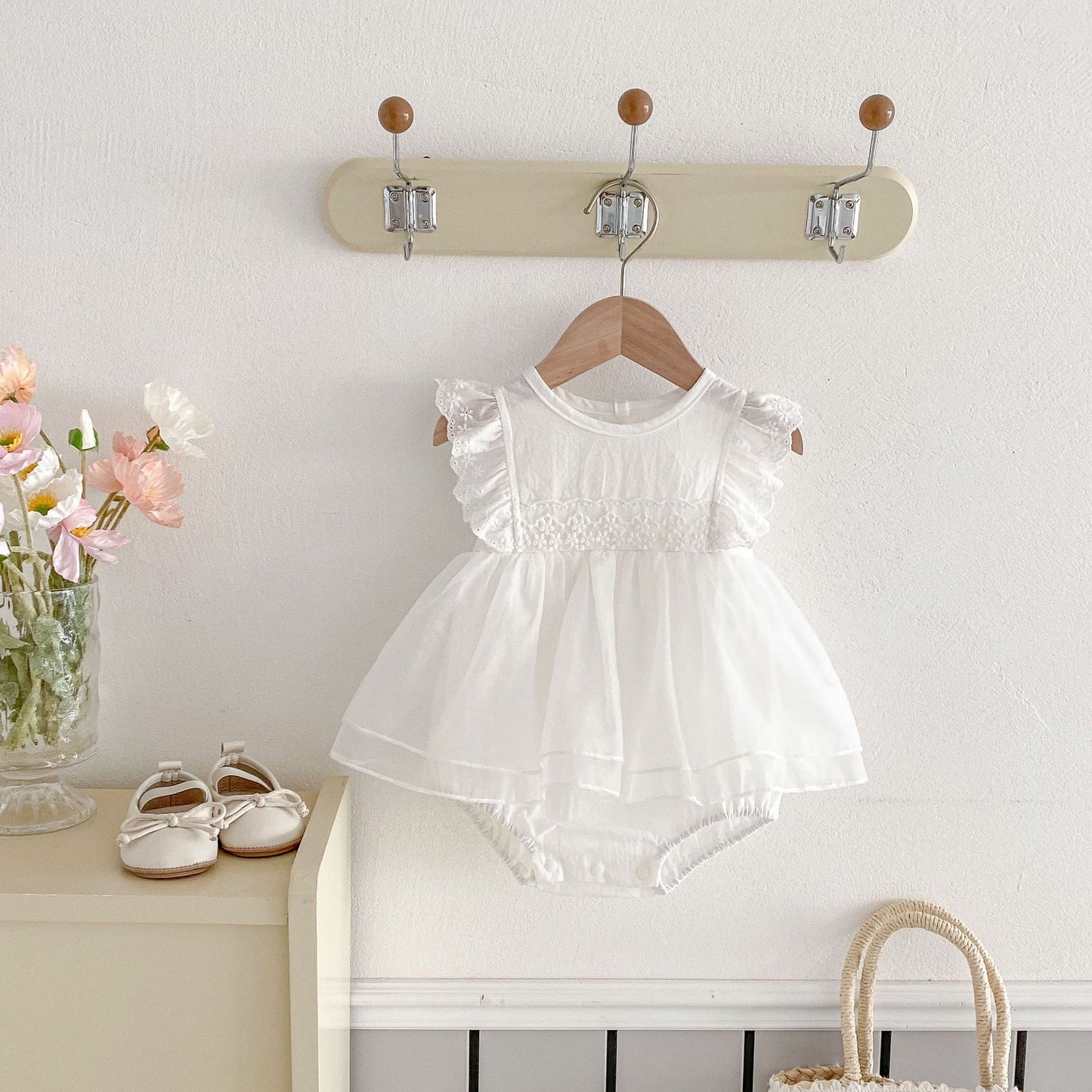 CHRISTENING Phoebe Romper