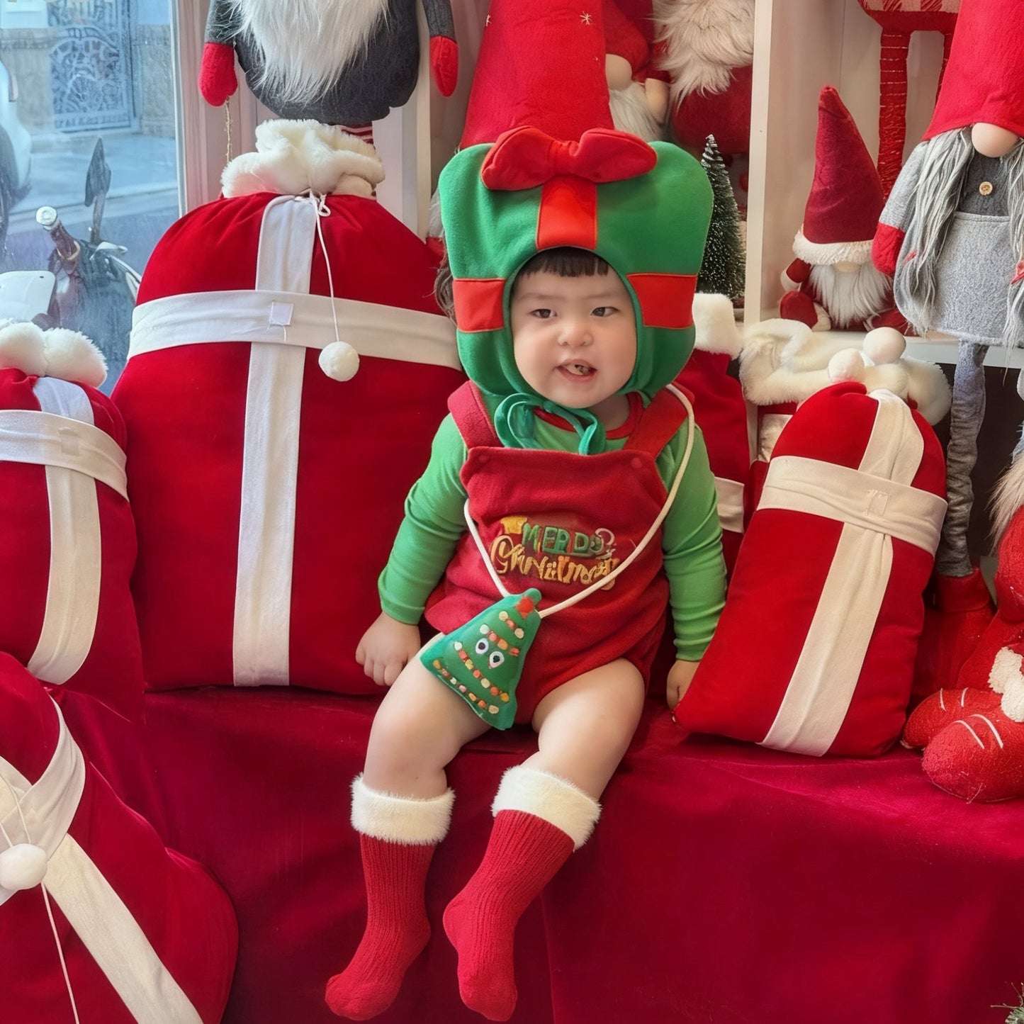 CHRISTMAS OOTD FOR PREORDER Gift Costume