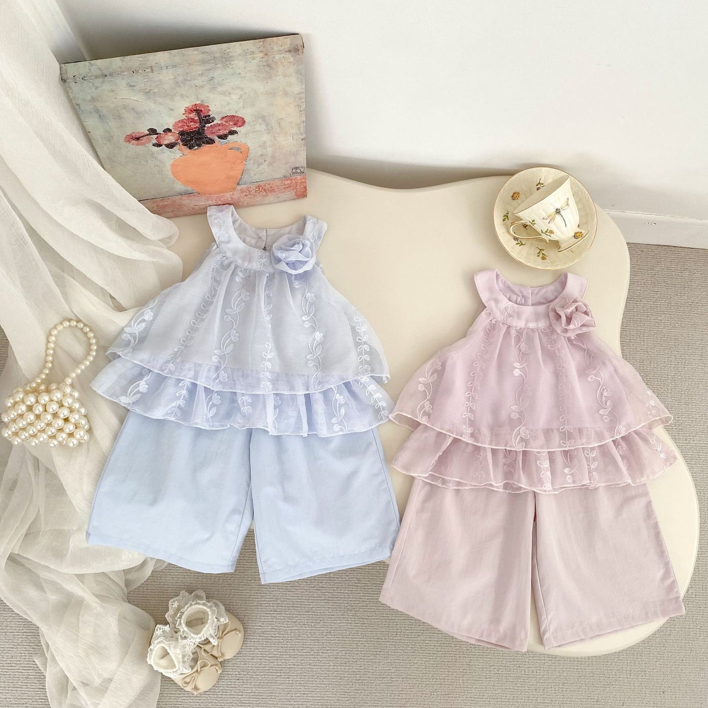 Preorder Girls Josette Blouse & Pants