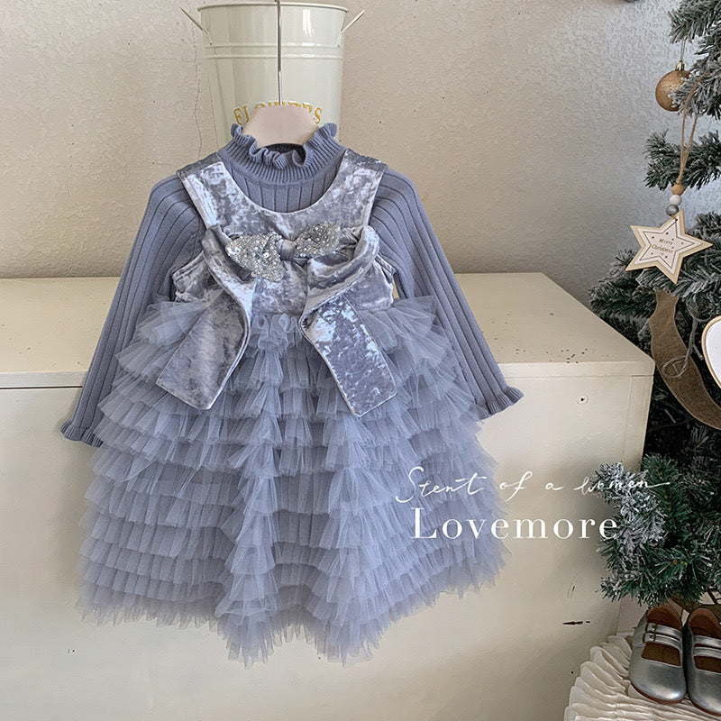 CHRISTMAS OOTD FOR PREORDER Ecka Dress & Inner Long Tee