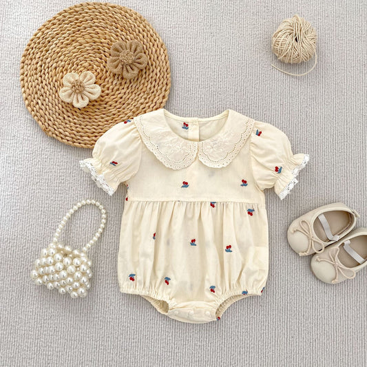 On Hand Cherry Romper
