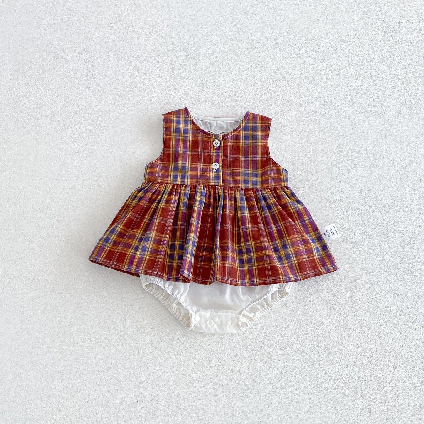 Preorder Infant Girls Cleo Plaid Romper