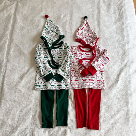 CHRISTMAS OOTD FOR PREORDER Claus Pajama Set for Kids