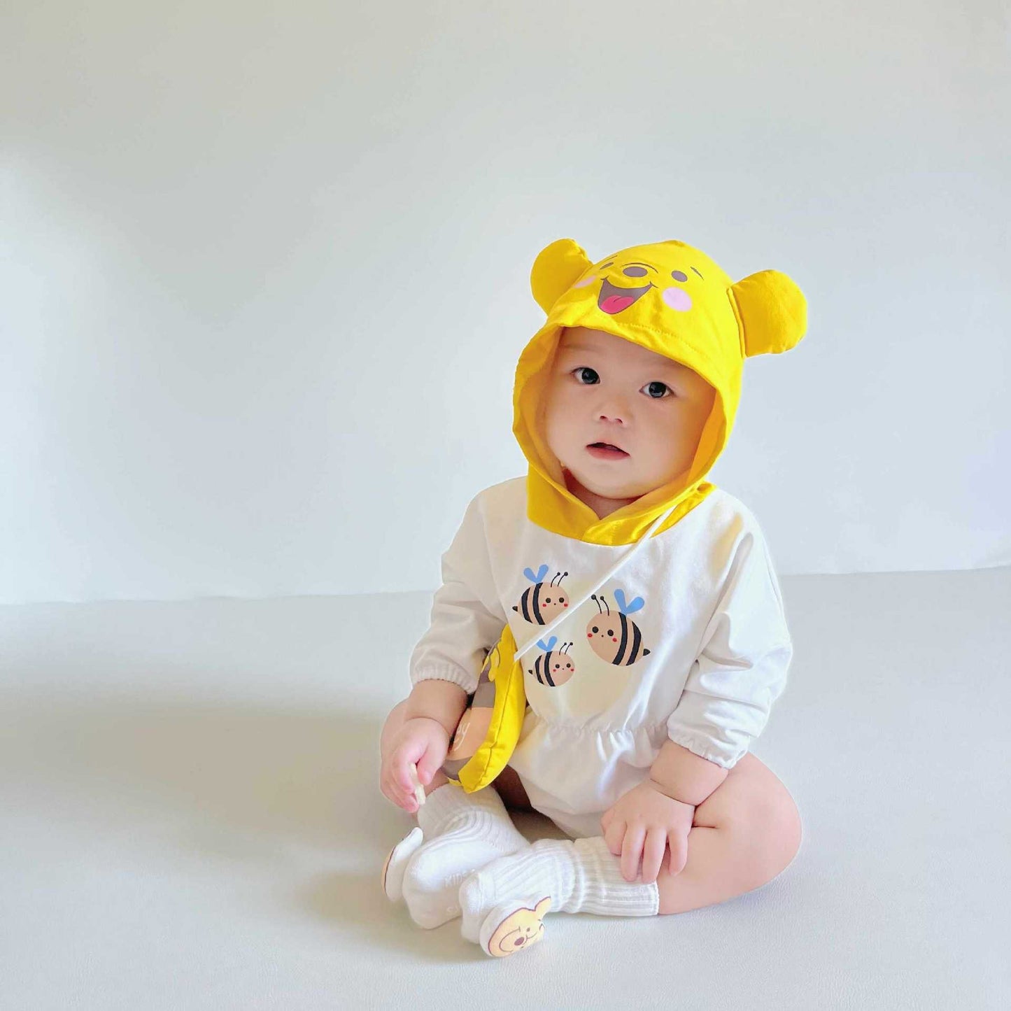 Preorder Baby Costume Winnie The Pooh Hooded Romper