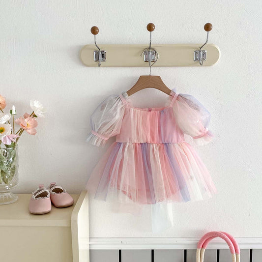PREORDER Bernice Puffy Candyland Romper Celebrations