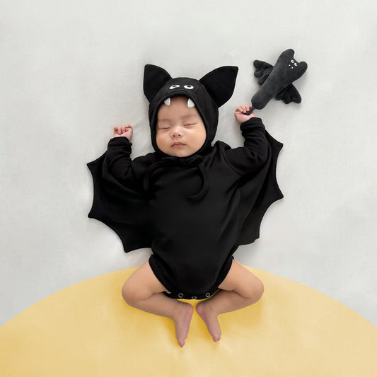 Preorder Halloween Bat Costume Romper and Hat Version
