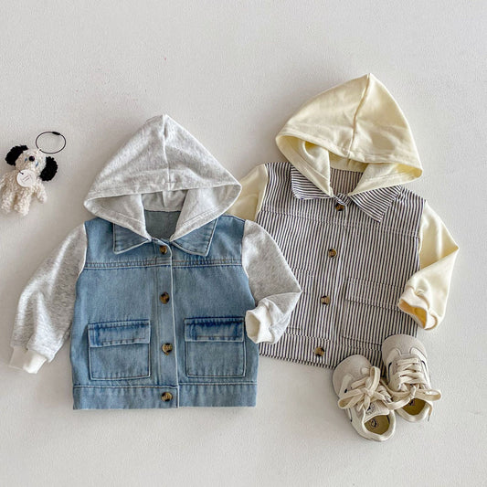Preorder Timothy Denim Hoodie