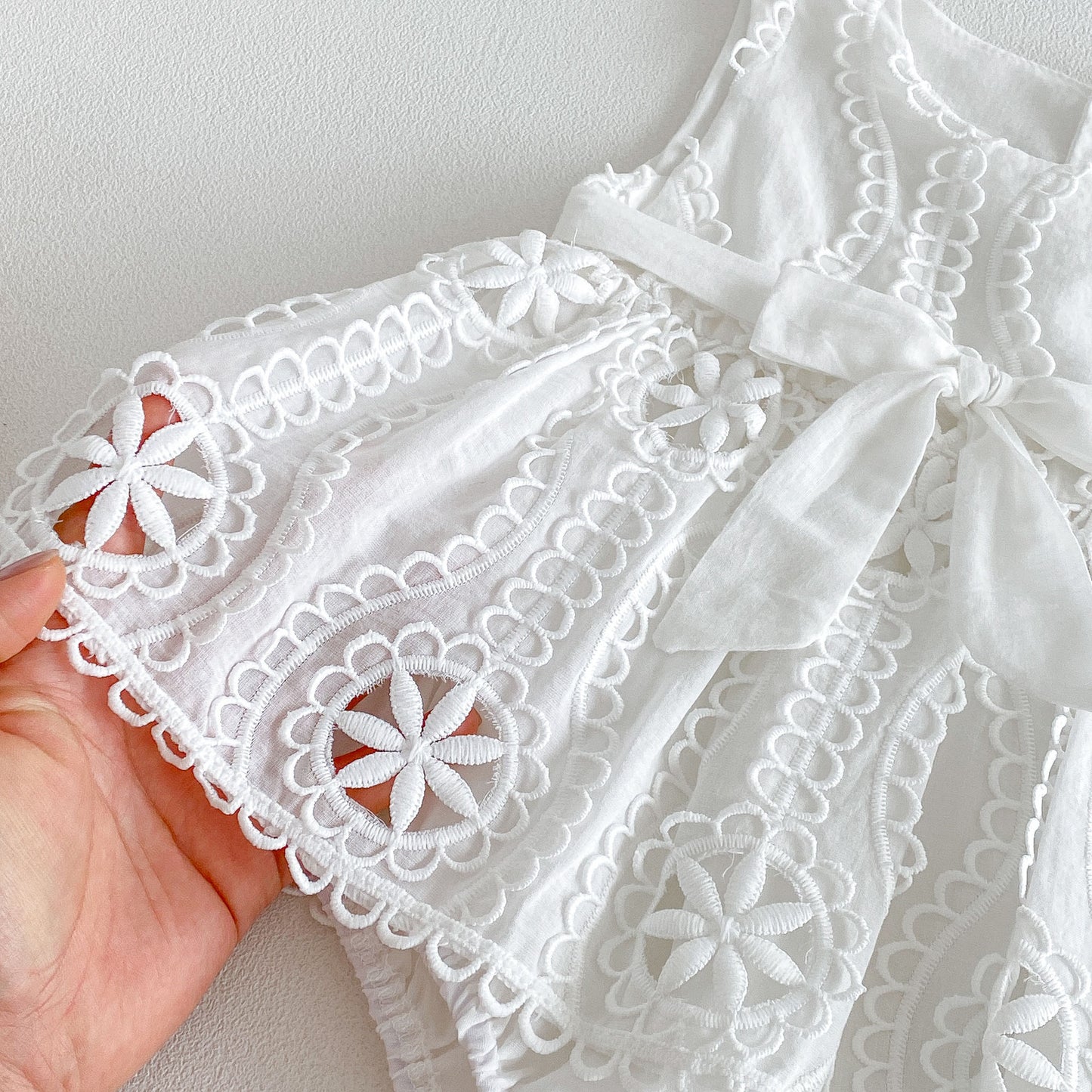 Preorder Infant Girls Ilia Baptismal Romper
