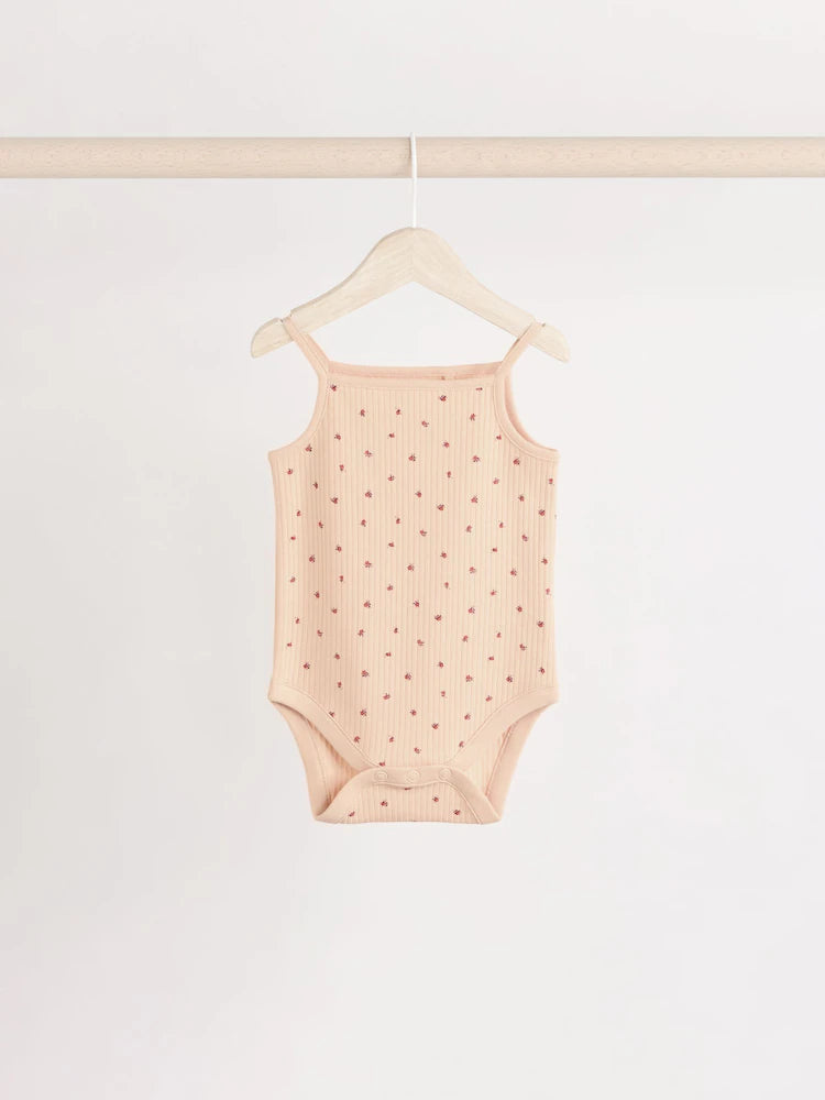 NEXT Caramel Ditsy Strappy Vest