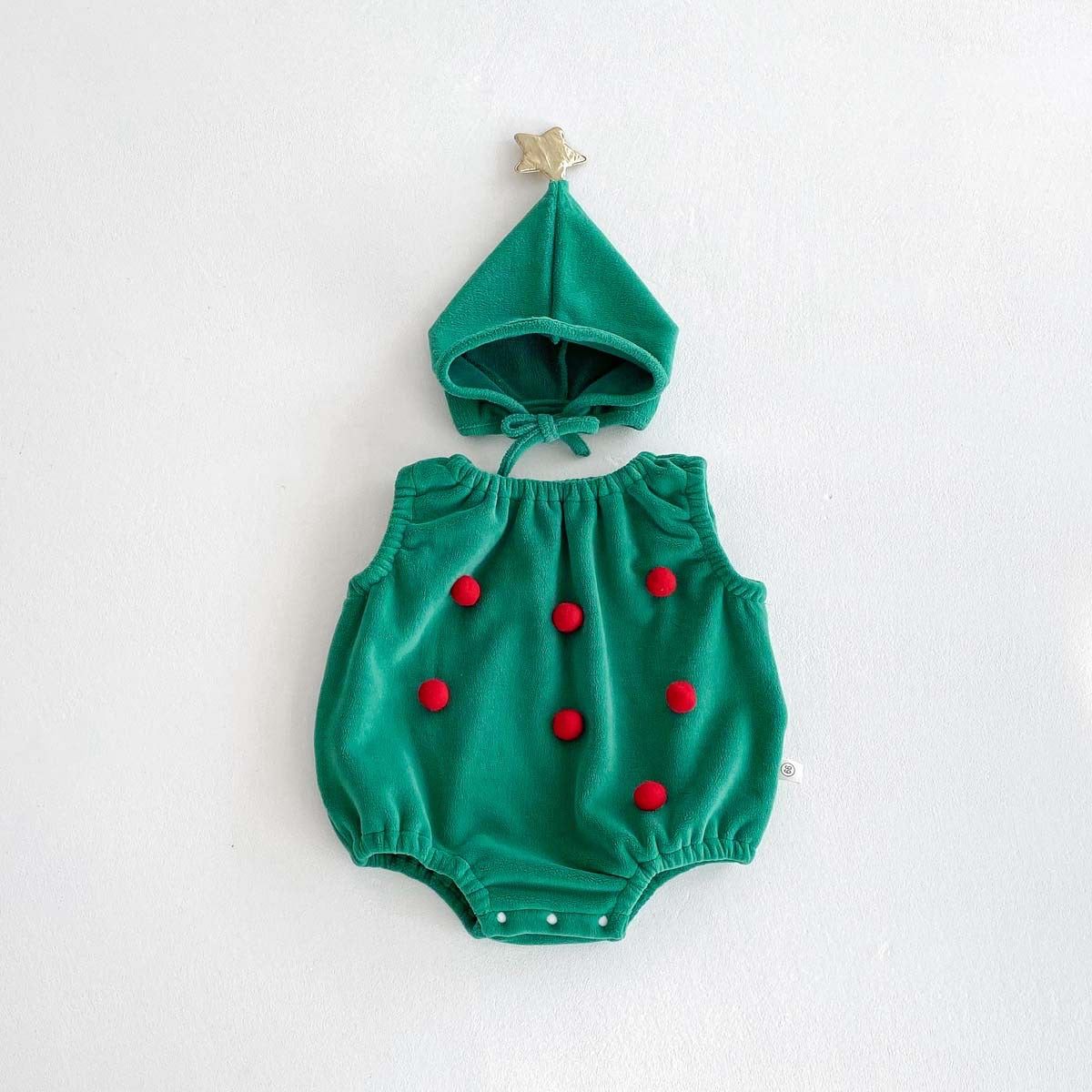 CHRISTMAS OOTD FOR PREORDER Noel Fleece Romper & Hat