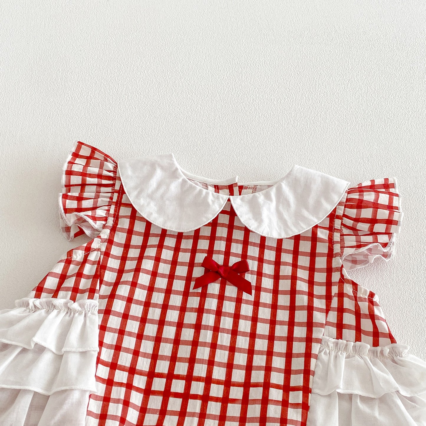 Preorder Infant Girls Lila Checkered Romper