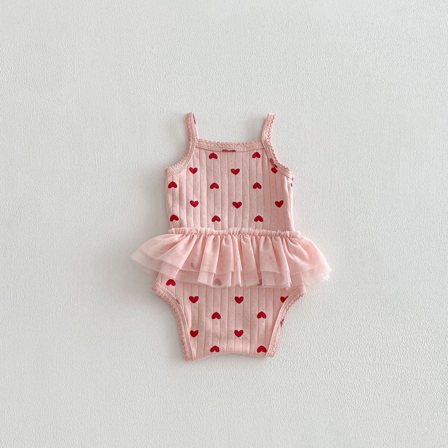 On Hand Micha Ballerina Pointelle Onesie in 12-18 months