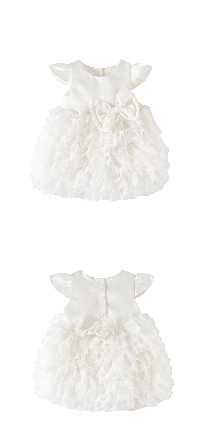 Preorder Infant Girls Edith Celebration Dress in White