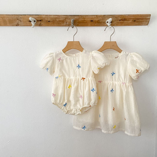 TWINNING CLARY RAINBOW ROMPER OR DRESS