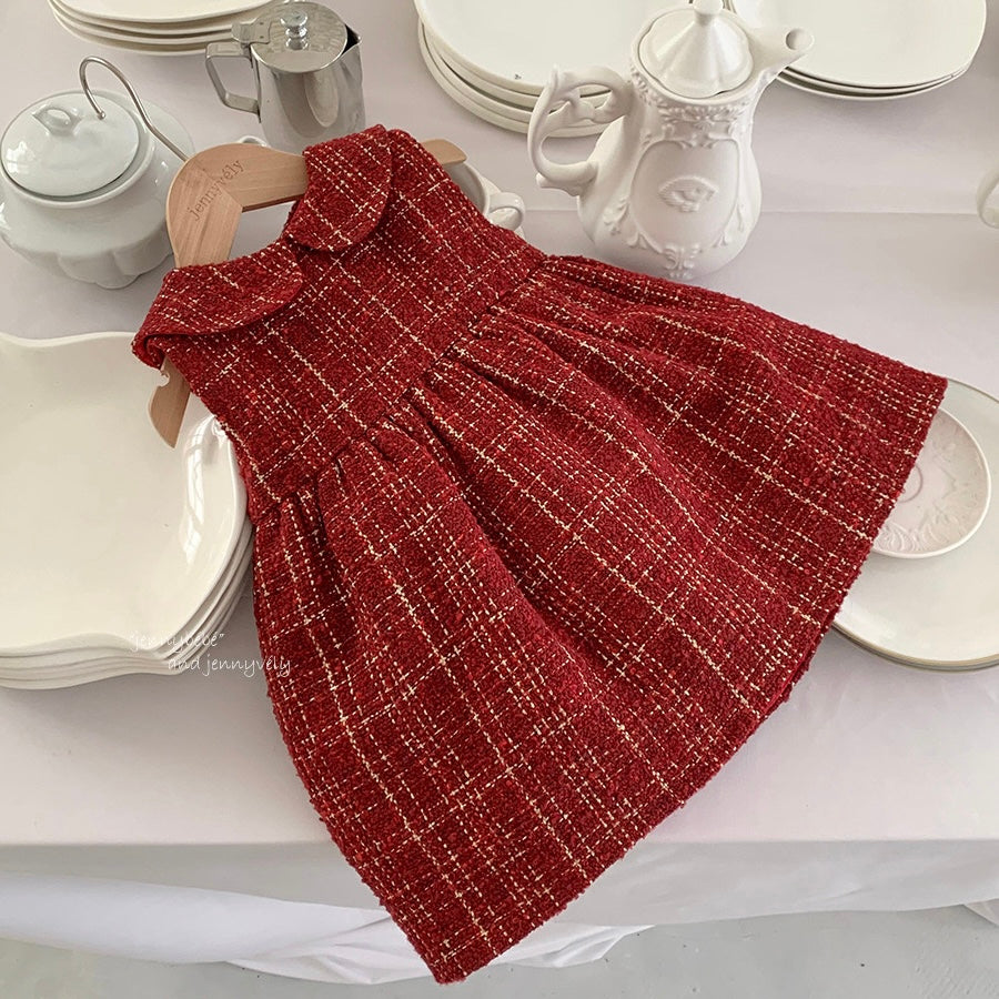 CHRISTMAS OOTD FOR PREORDER Darle Romper & Dress Tweed