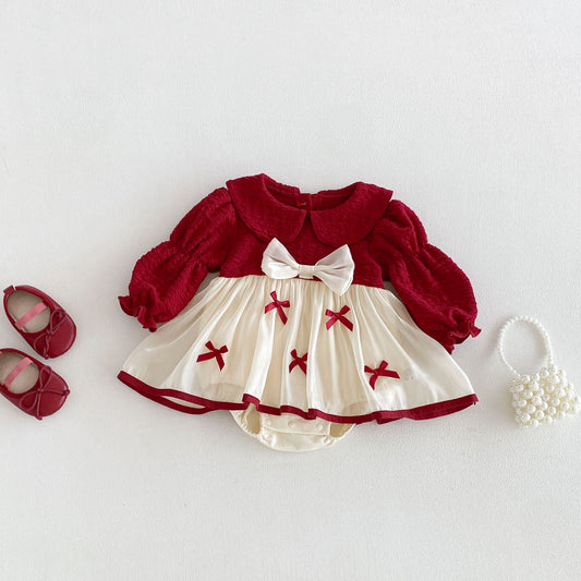 On Hand Tina Bow Romper